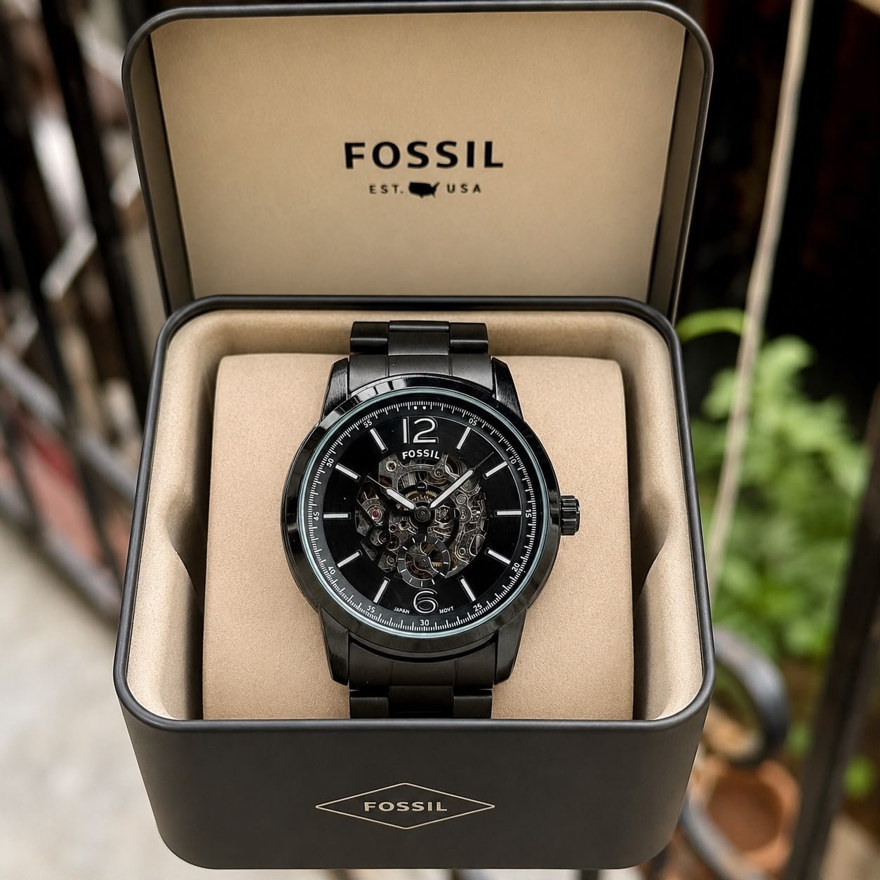 *Fossil Townsman Black Premium Automatic Men's Watch 🖤*