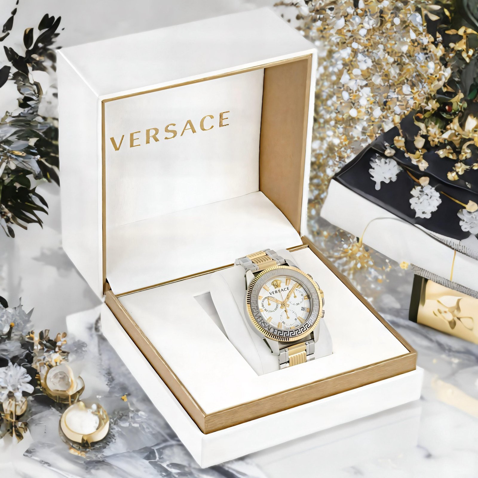 *✅ VERSACE GRECA ACTION – ICONIC LUXURY CHRONOGRAPH EDITION ✅*